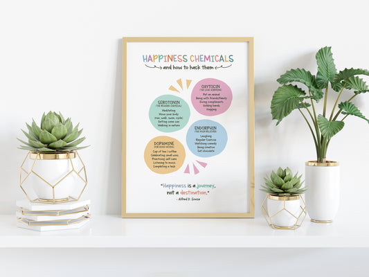 Happiness Chemicals Poster