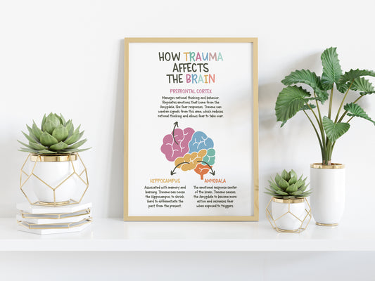 How Trauma Affects the Brain Poster