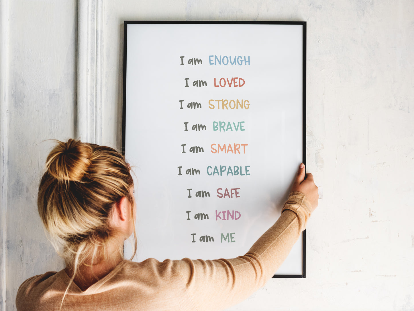 I Am Affirmations Poster