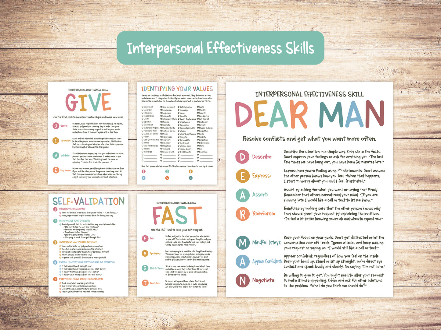 Dialectical Behavior Therapy Interpersonal Effectiveness Skills