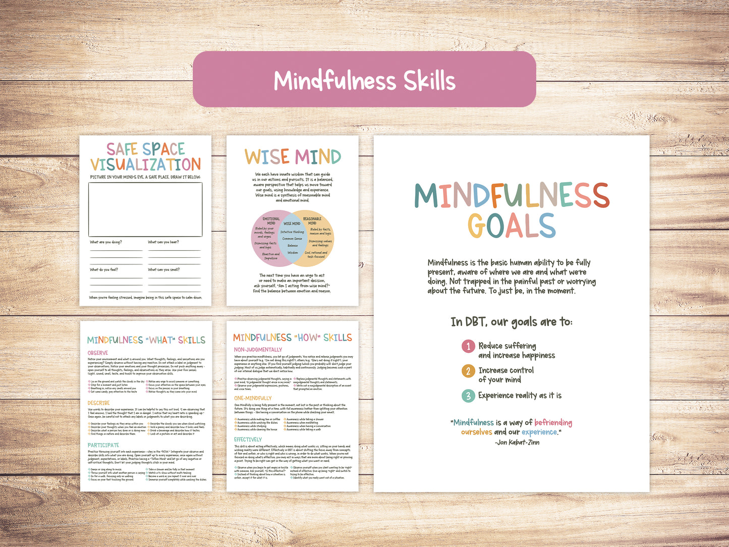 Dialectical Behavior Therapy Mindfulness Skills