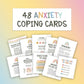 ANXIETY MEGA BUNDLE, anxiety worksheets, worksheets for teens adults, mental health workbook, anxiety reducing, therapy worksheets, dbt card