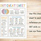 DBT Cheat Sheet
