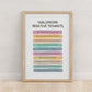 Challenging Negative Thoughts Poster