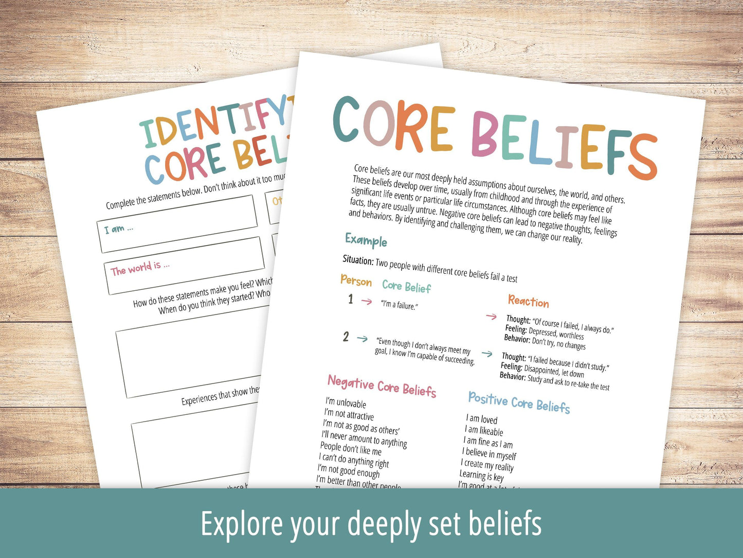 Thought Challenging Worksheets - Shine and Thrive Therapy